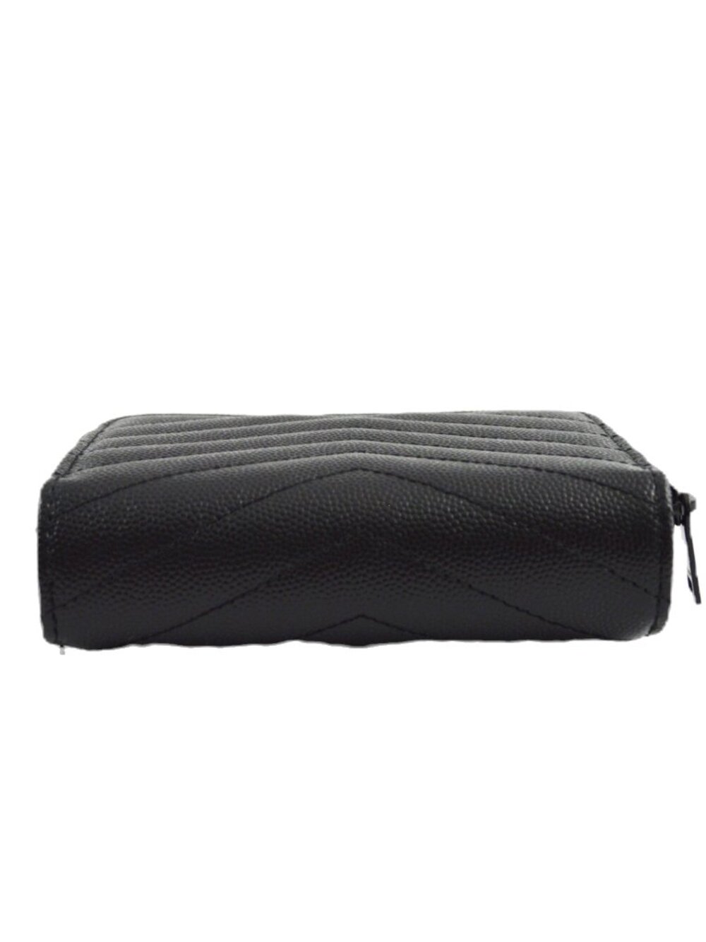 Yves Saint Laurent Small Cassandre Matelassé Zip-Around Wallet #202-115 - Picture 7 of 8